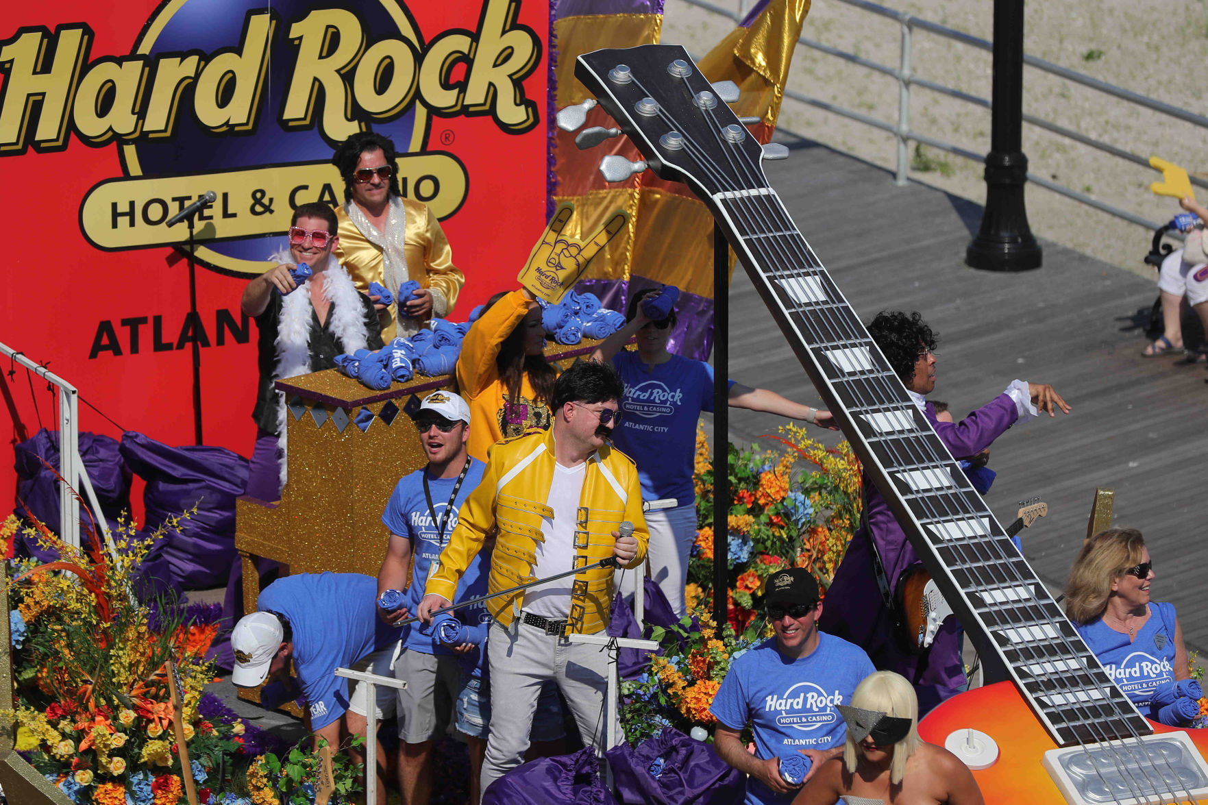 Hard Rock celebrated its one-year anniversary with Boardwalk parade
